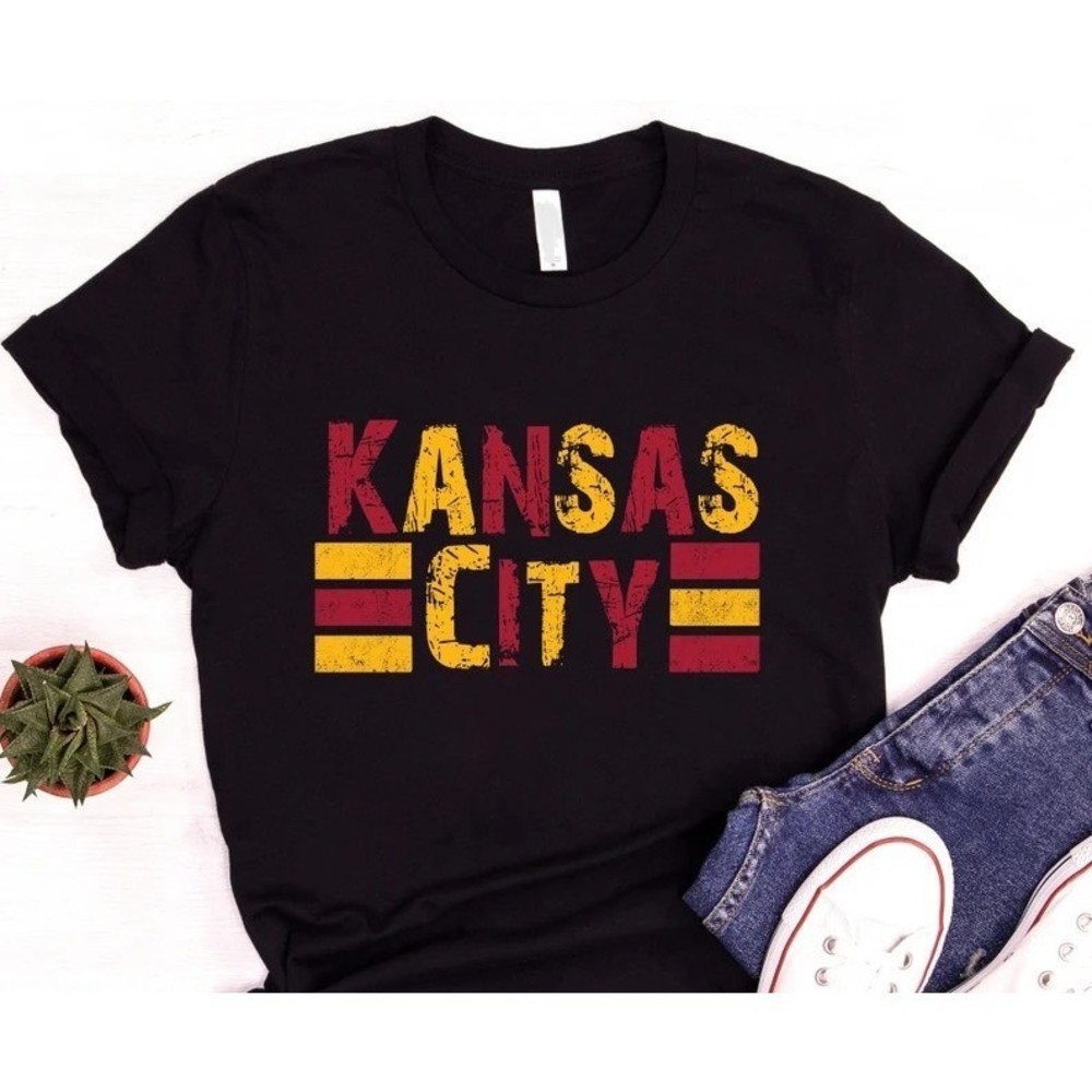 Kansas City Shirt, Kansas City Football Shirt, Retro Kansas City Chi.e.fs